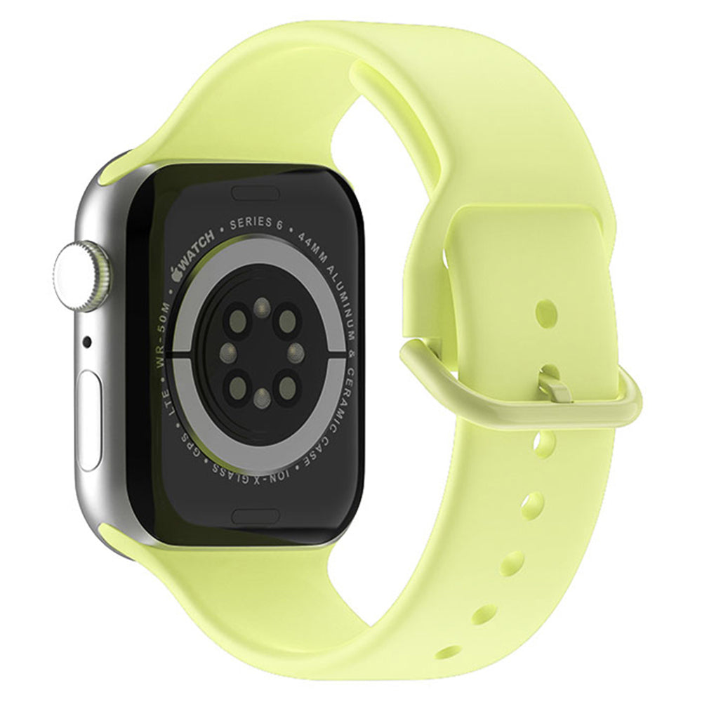 For Apple Watch Ultra 2 49mm Series 9 45mm SE (2023) 44mm Ultra 49mm 8 7 45mm 6 5 4 SE (2022) SE 44mm 3 2 1 42mm Silicone Watch Band Pin Buckle Quick Release Wrist Strap Replacement For Apple Watch Ultra 2 49mm Series 9 45mm SE (2023) 44mm Ultra 49mm 8 7 45mm 6 5 4 SE (2022) SE 44mm 3 2 1 42mm Silicone Watch Band Pin Buckle Quick Release Wrist Strap Replacement